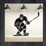 Наклейки на стену хоккей