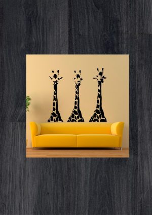 Наклейки на стену Жираф