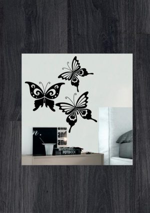 Наклейки на стену бабочки